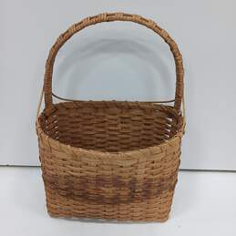 Brown Wooden Basket