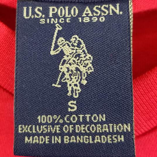 U.S. Polo Assn. Men Shirt Red S image number 4