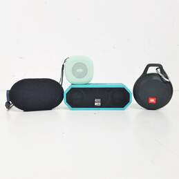 Bundle of 4 Assorted Mini Speakers