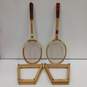 Set of 2 Vintage Tennis Rackets image number 2