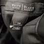 White House Black Market Women Blk Midi Dress Sz 14 image number 3