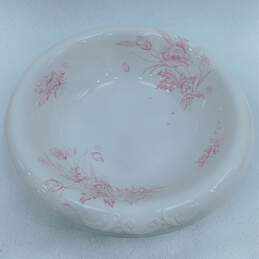 Vintage Knowles KT & K Co. Semi Vitreous Porcelain Floral Wash Tub Bowl