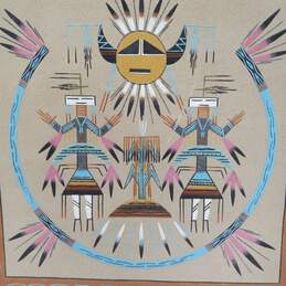 Native American Themed Sand Painting alternative image