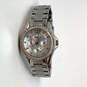 Designer Fossil Riley ES3202 Silver-Tone Rhinestone Analog Wristwatch image number 1
