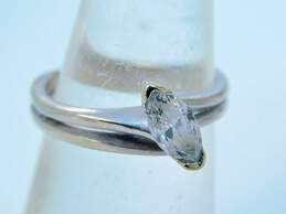 14K White Gold 0.47 CT Marquise Diamond Solitaire Ring 3.2g alternative image