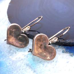 Artisan Didae Sterling Silver Heart Earrings