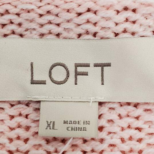 Loft Women Color Block Sweater XL NWT image number 3