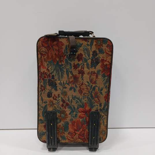 Pair of Skyline Floral Print Luggage Set image number 2