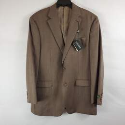 Lauren by Ralph Lauren Men's Brown Suit Jacket SZ 44 LONG NWT