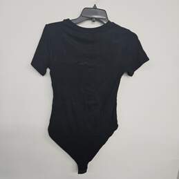 MANGOPOP Black Short Sleeve Bodysuit alternative image