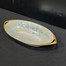 Rosen Thal Iridescent Shimmering Elongated Bowl