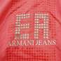 Armani Jeans Women Pink Studded Logo Tee S image number 7