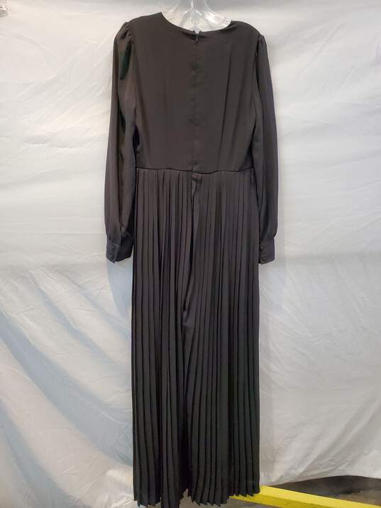 Tahari Black Long Sleeve Jumpsuit Women's Size 6 image number 3