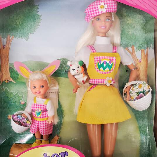 SEALED Special ED. Barbie & Kelly Easter Egg Hunt Doll Playset image number 3