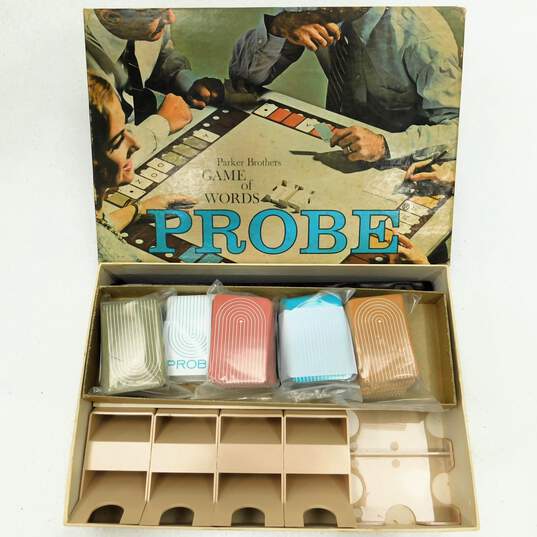 Vintage 1964 Probe Board Game Parker Brothers Game Of Words Complete image number 1