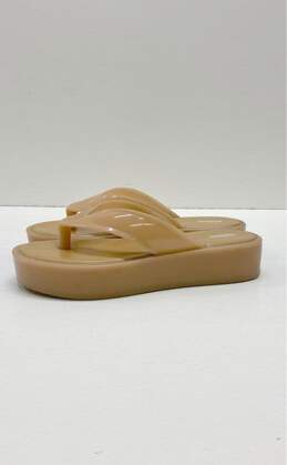 Melissa Rubber Platform Slide Thong Sandals Beige 10 alternative image