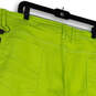 NWT Womens Green Denim Medium Wash Pockets Distressed Bermuda Shorts Sz 52 image number 4