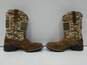 Ariat Camouflage American Flag Cowboy Boots Size 8D image number 3