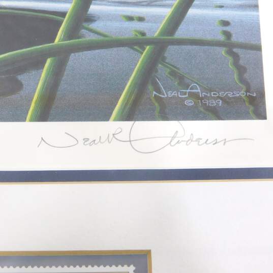 1990 Neal Anderson Federal Duck Stamp Print Framed 3888/20,000 image number 3