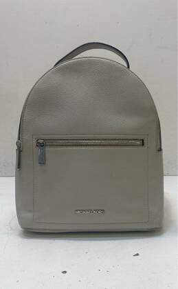 Michael Kors Pebble Leather Backpack Grey