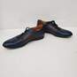 John Lobb By Aston Martin MN's Blue Italian Leather Oxfords Size 5.5 w Dust Bags and Original Box image number 3