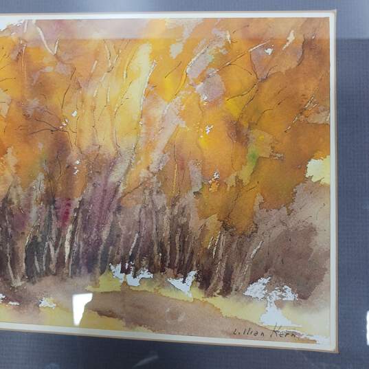 Print of Fall Trees Painting by Lillian Kern image number 6
