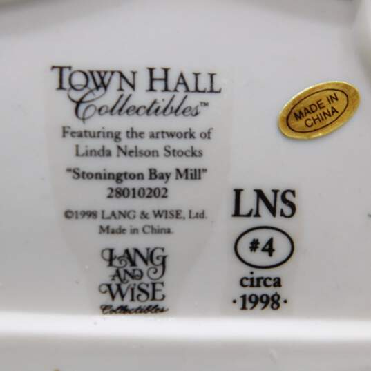 Lang and Wise Town Hall Collectibles Miniature Building Mixed Bundle IOB image number 6