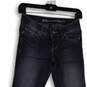 Womens Blue Stretch Medium Wash Pockets Comfort Denim Skinny Jeans Size 1 image number 3