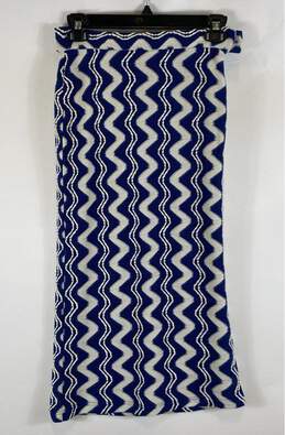 Paris Atelier Blue Midi Skirt - Size 0