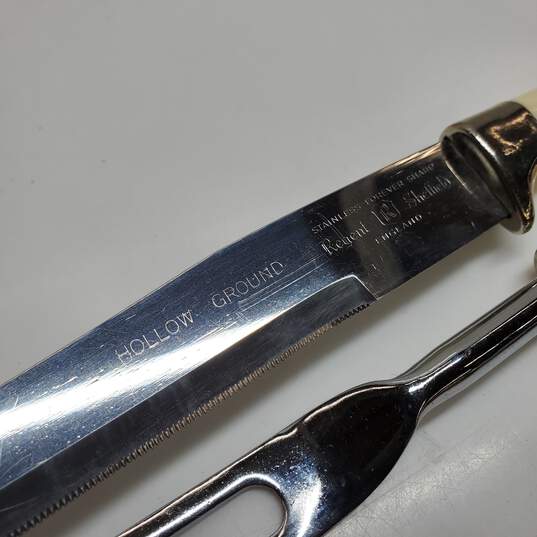 Regent Sheffield Cutlery Set Knife & Fork Carving Set in Box image number 2