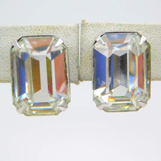 Vintage Weiss Trifari & Silver Tone Rhinestone Jewelry 53.9g image number 8