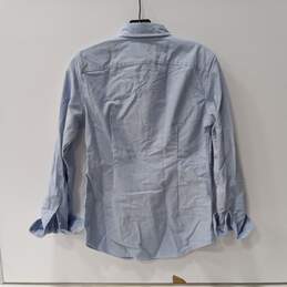 Ralph Lauren Custom Fit Blue Long Sleeve Button Up Dress Shirt Size M NWT alternative image