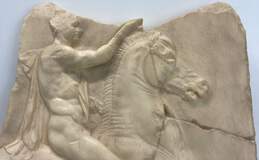 MMA 1992 Hellenistic Horsman 16.5 inch Tall Resen Preproduction Wall Relief alternative image