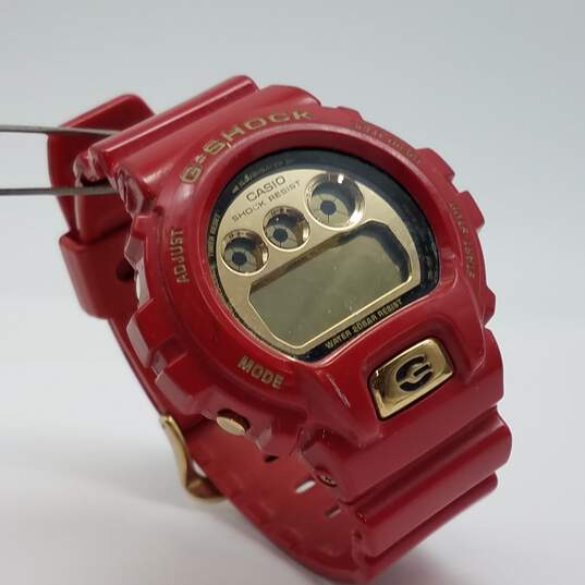 Casio G-Shock DW-6930A 48mm 30th Anniversary Limited Red/Gold Watch 68g image number 10