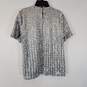 Brooks Brothers Women Silver Sequin Shirt Sz 0 NWT image number 4