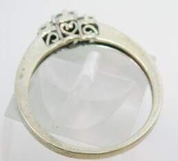 10K White Gold 0.19 CTTW Diamond Ring 1.9g alternative image
