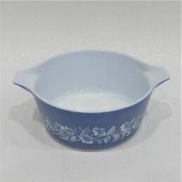 Vintage Pyrex Colonial Mist Blue 2.5 Qt. Casserole Dish w/ Lid alternative image