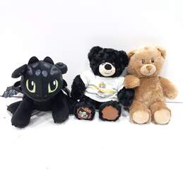 Bundle of Three Build-a-Bear Stuffed Animals