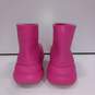 Hot Pink Crocs Unisex Platform Boots Size M3W5 image number 3