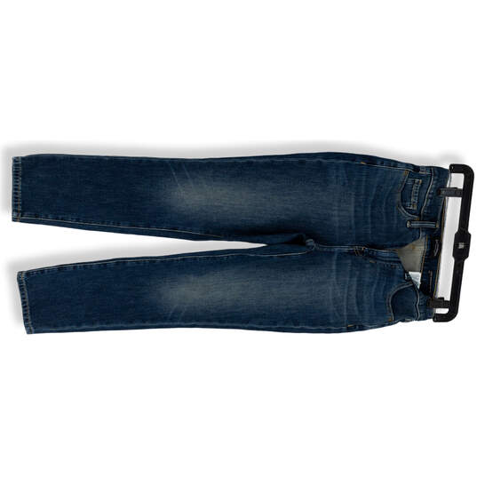 Womens Blue Medium Wash Denim Ultra High-Rise Slim Fit Skinny Jeans Sz 26P image number 1