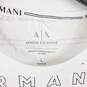Armani Exchange Men White Logo Print T Shirt L image number 3