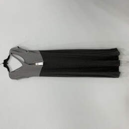 NWT Womens Gray Round Neck Sleeveless Pullover Maxi Dress Size Large alternative image