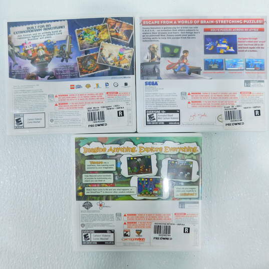 3 Nintendo 3DS Games The Lego Movie Video Game, Crush 3D ScribbleNauts image number 3
