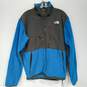Men's Black & Blue North Face Jacket Size M image number 1