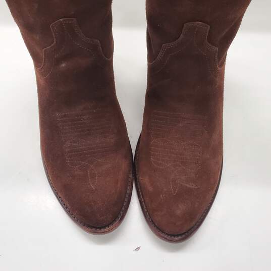 Tecovas Men's 'The Johnny' Brown Suede Western Boots Size 9 EE image number 3