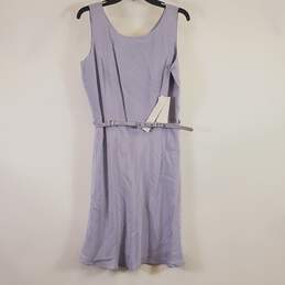 August Silk Women Pearly Lilac Dress Sz 12 NWT alternative image