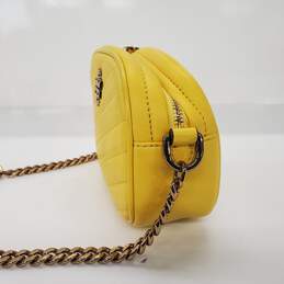 Tory Burch Quilted Yellow Leather Small Crossbody Bag alternative image