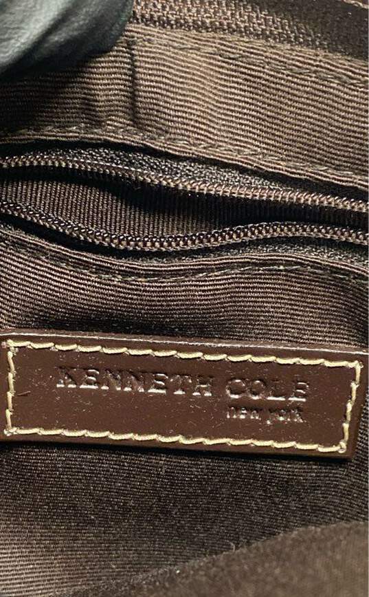 Kenneth Cole Leather Mini Shoulder Bag Brown image number 4