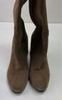 Sam Edelman Sutton Leather Over The Knee Boots Beige 7.5 image number 4