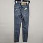BKE Blue Distressed Denim Slim Fit High Rise Ankle Skinny Jeans image number 2